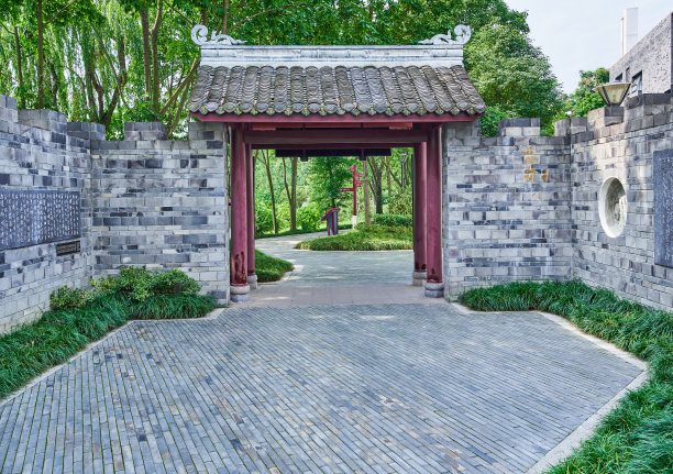 中国四川成都的中国建筑图片下载