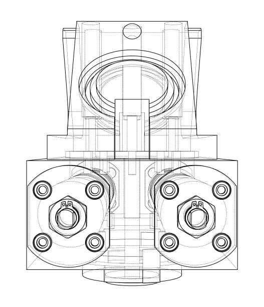 抽象工业对象概念。向量图片下载