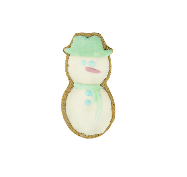 姜饼饼干孤立在白色背景图片下载