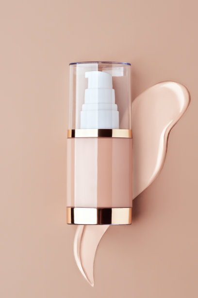 粉底瓶与液体粉底图片下载