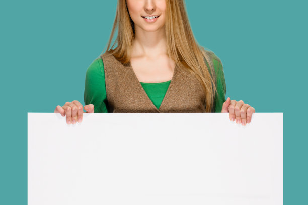 女人展示横幅图片下载