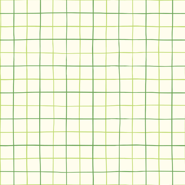 经典手绘绿色和白色碎花格子格子矢量无缝图案图片下载