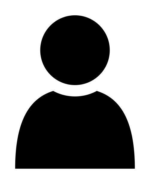 人类剪影孤立矢量图标。图片下载