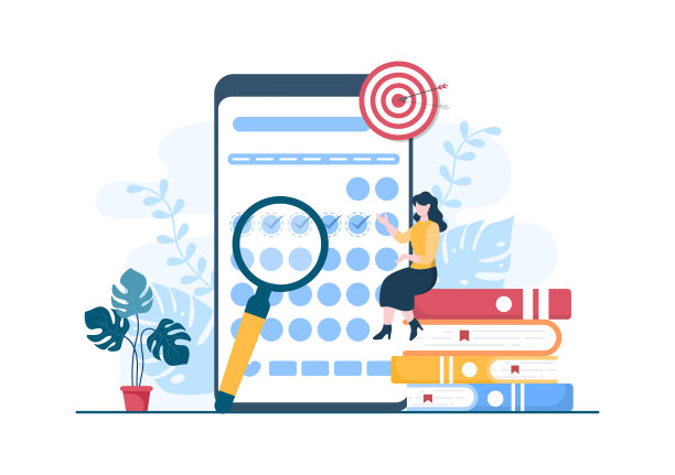 计划时间表或时间管理日历业务会议，活动和事件组织过程，办公室工作。背景矢量图图片下载