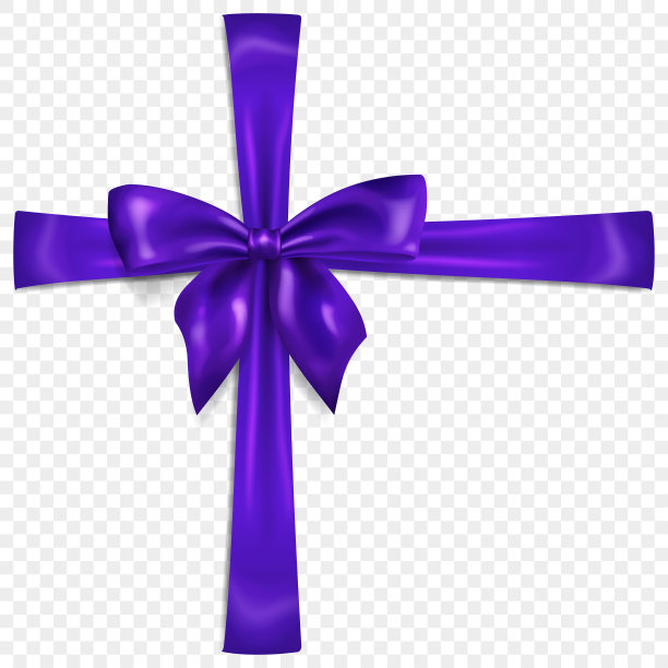 美丽的蝴蝶结与横向丝带图片下载