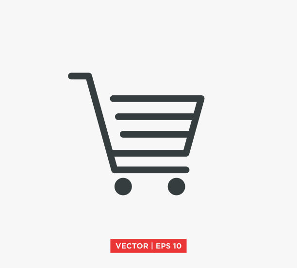 购物车图标矢量插图图片下载