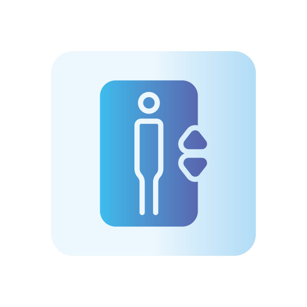 电梯渐变图标隔离在白色背景上图片下载