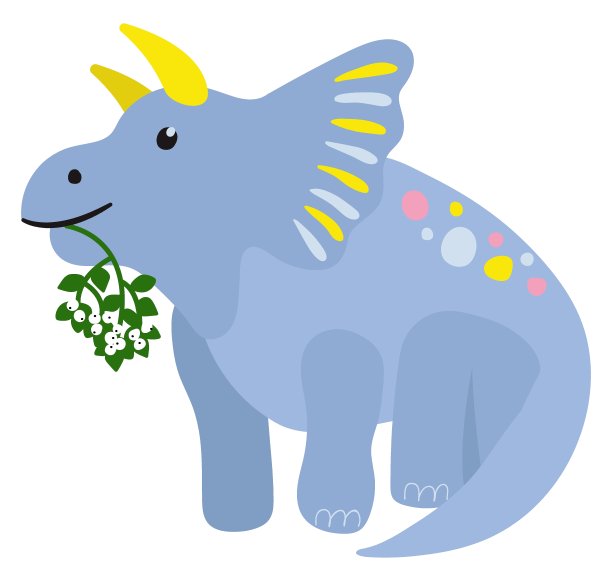 可爱的圣诞恐龙和槲寄生。手绘的风格。矢量插图。图片下载