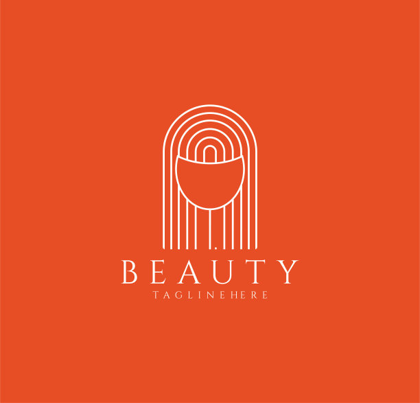 优雅美丽的女人脸和女孩线条艺术设计矢量模板Premium矢量图片下载