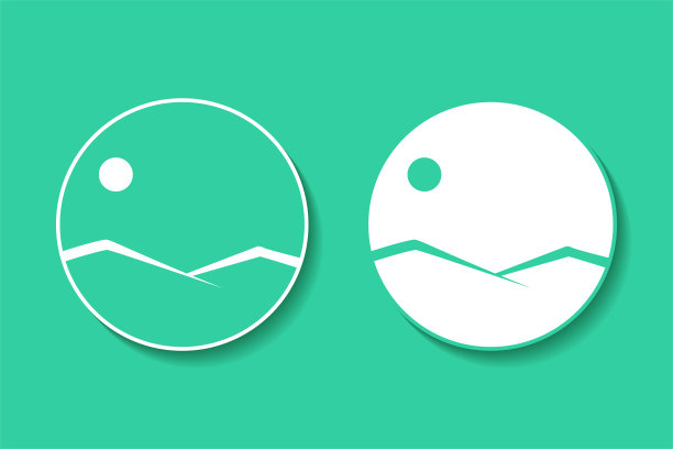 画廊图标。照片图像相册应用程序。图片下载