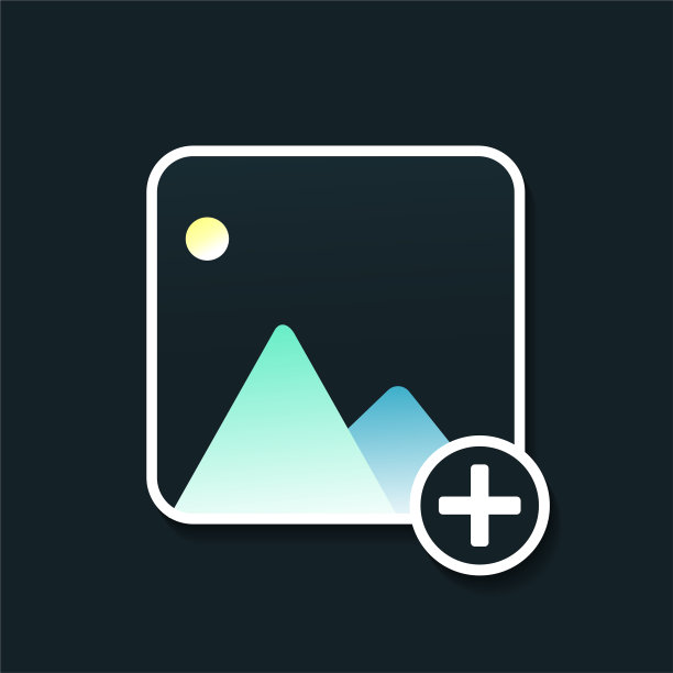 画廊图标。添加照片。图像的专辑。图片下载