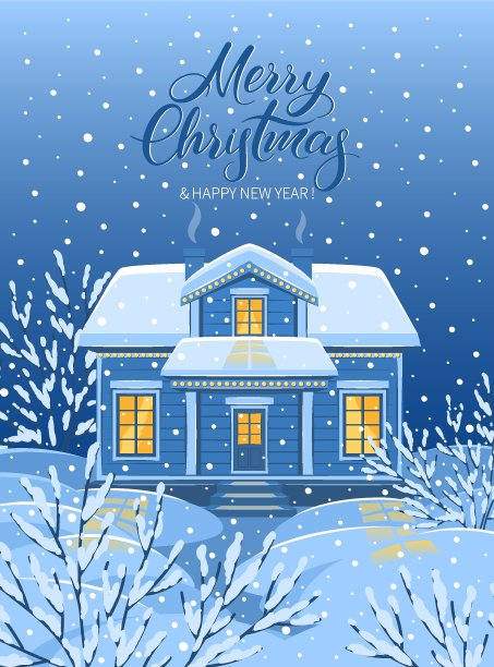 冬天房子01图片下载