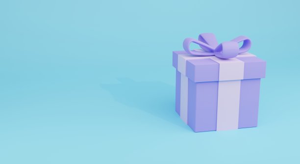 礼品盒3d渲染插图图片下载