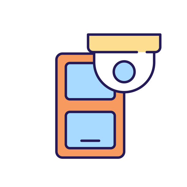 摄像头上方窗口RGB彩色图标图片下载