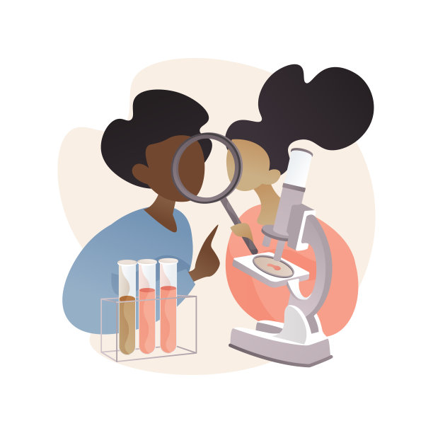 科学营抽象概念矢量图。图片下载