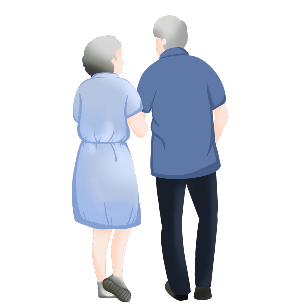 重阳节老人背影图片下载