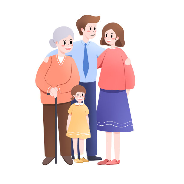 重阳节开心全家福图片下载