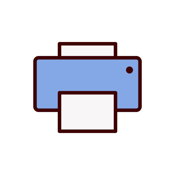 打印机图标，打印图标矢量插图图片下载