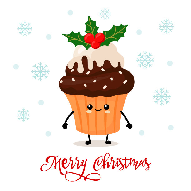 一套姜饼。饼干人，礼物袜子，圣诞树，鹿，圣诞老人，雪花，图片下载