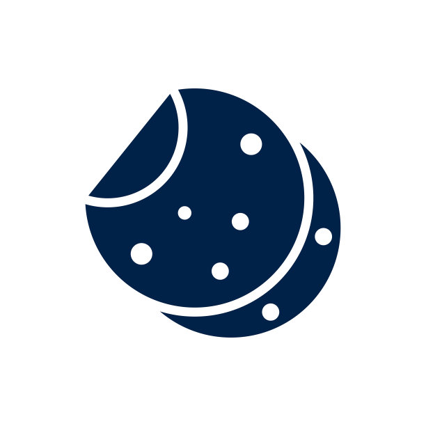 玉米饼图标Logo模板，白色背景上隔离图片下载