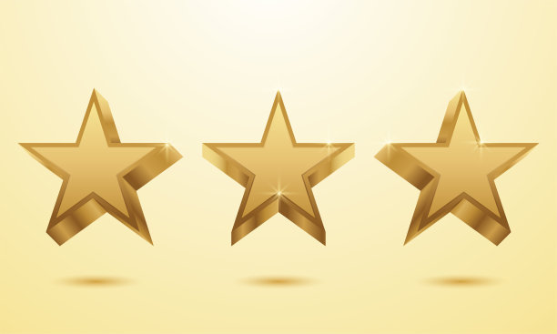 集合的星图标矢量孤立图片下载