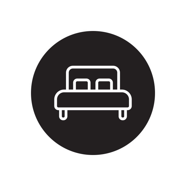 床字形图标孤立在白色背景图片下载