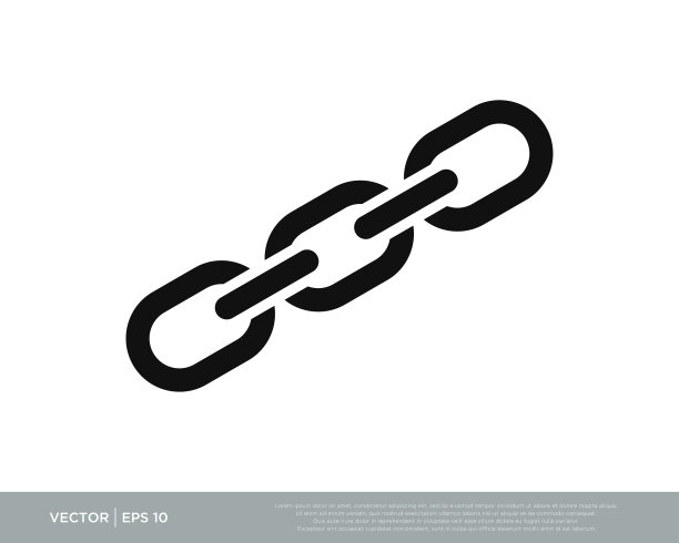 链接图标矢量插图设计编辑可调整大小EPS 10图片下载