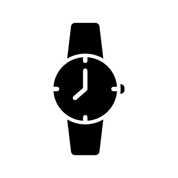 观看图标矢量标志模板插图图片下载