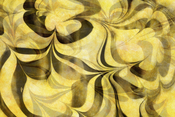 日本黑黄石纹纸抽象，自然纹理背景，水墨艺术，老虎图案，新年插图图片下载