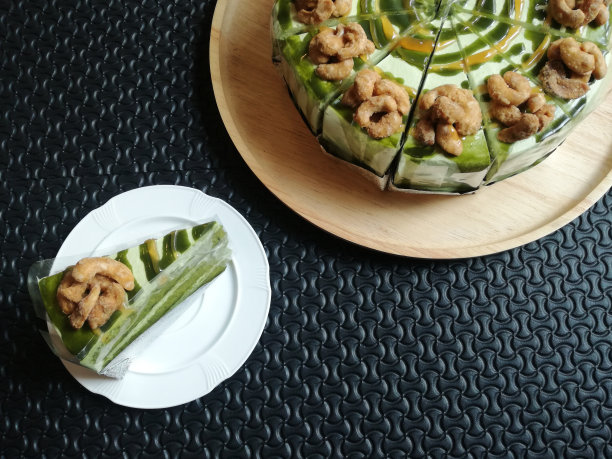 绿茶腰果饼图片下载