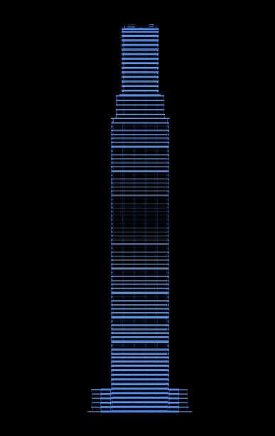 x射线高层建筑外观图片下载