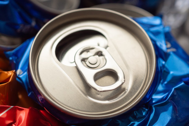 回收铝金属粉碎可废背景图片下载