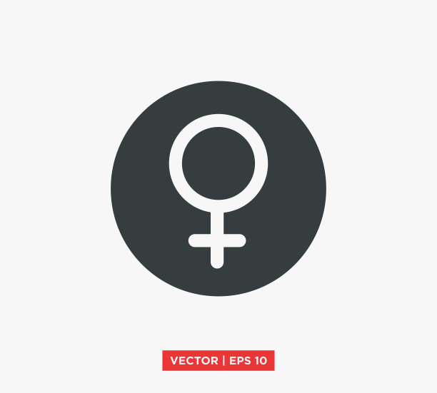 性别设置男性/女性图标矢量插图设计编辑可调整大小EPS 10图片下载