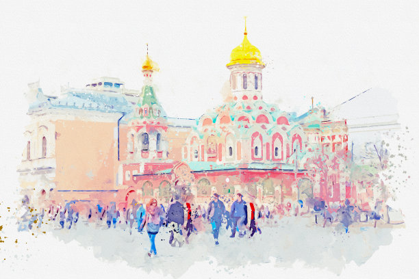 莫斯科红场大教堂图片下载