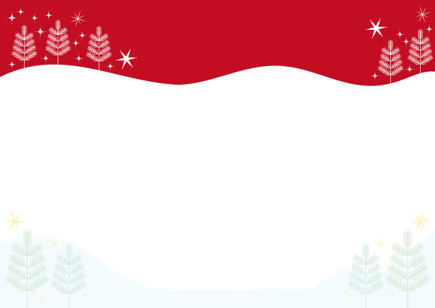 冬季雪山红色和白色简单的背景图片下载