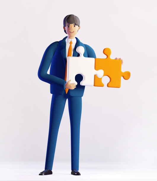 3 d渲染插图。商人用脉冲片画像图片下载