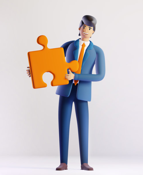 3 d渲染插图。商人用脉冲片画像图片下载