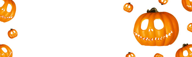 万圣节的旗帜图片下载