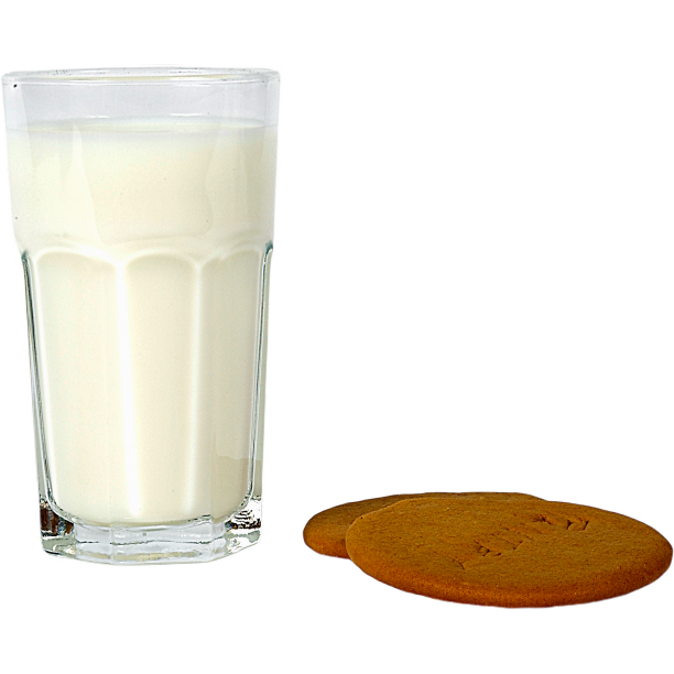 牛奶和饼干图片下载