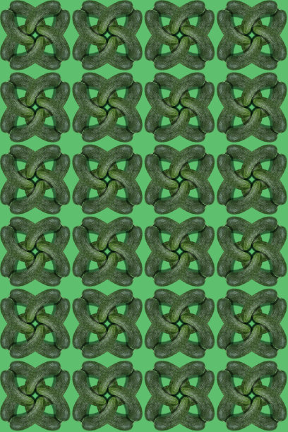 绿色背景上的黄瓜图片下载