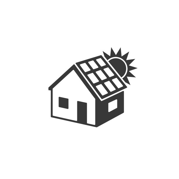 太阳能，电力服务，太阳电力，矢量平面图标图片下载