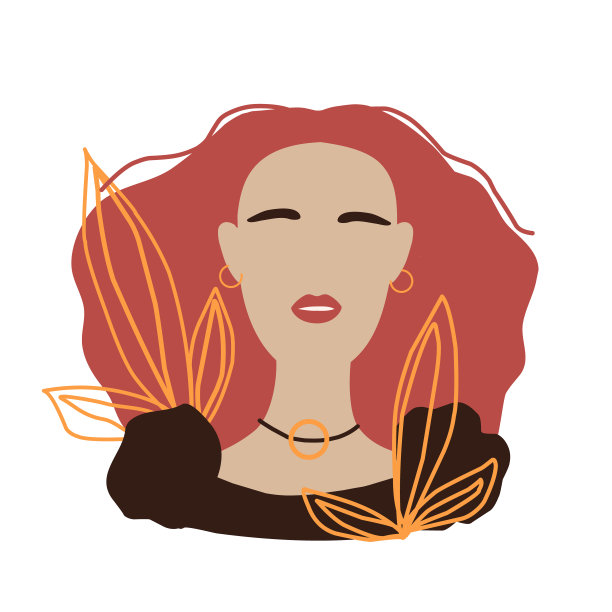 抽象女性的简约风格。现代女性无脸时尚肖像图片下载