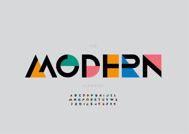 现代字母图片下载