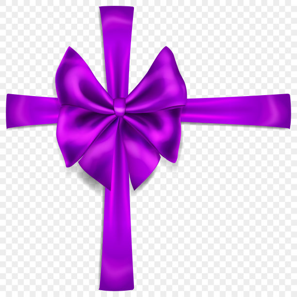 美丽的蝴蝶结与横向丝带图片下载