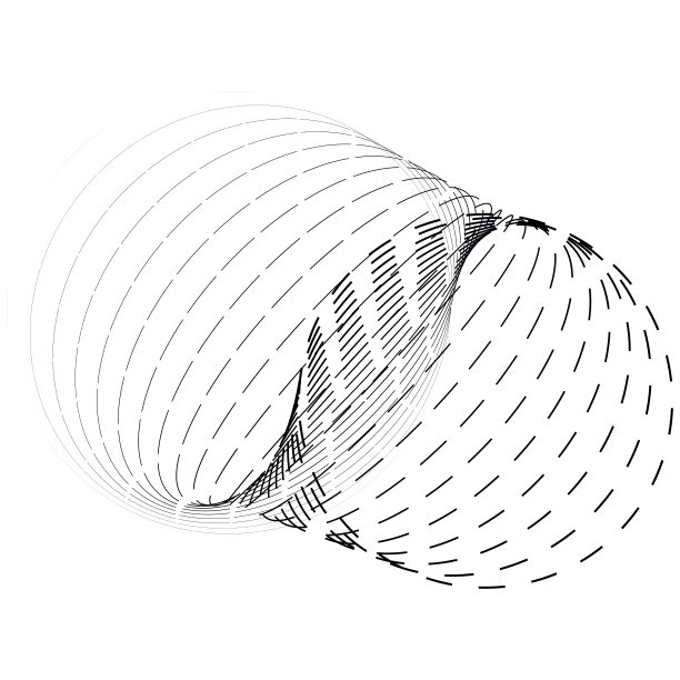 现代抽象矢量插图。数字未来单色线性形状。复杂的当代技术之美。几何背景。设计的元素。图片下载