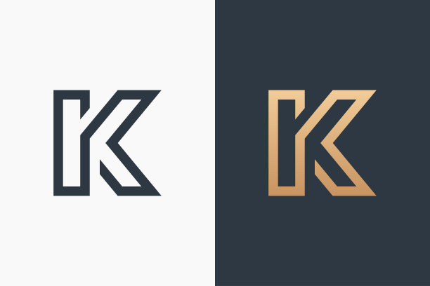字母K标志模板设计矢量插图设计编辑可调整大小EPS 10图片下载