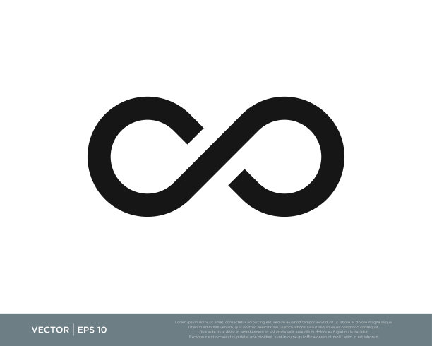 无限循环图标矢量插图设计编辑可调整大小EPS 10图片下载
