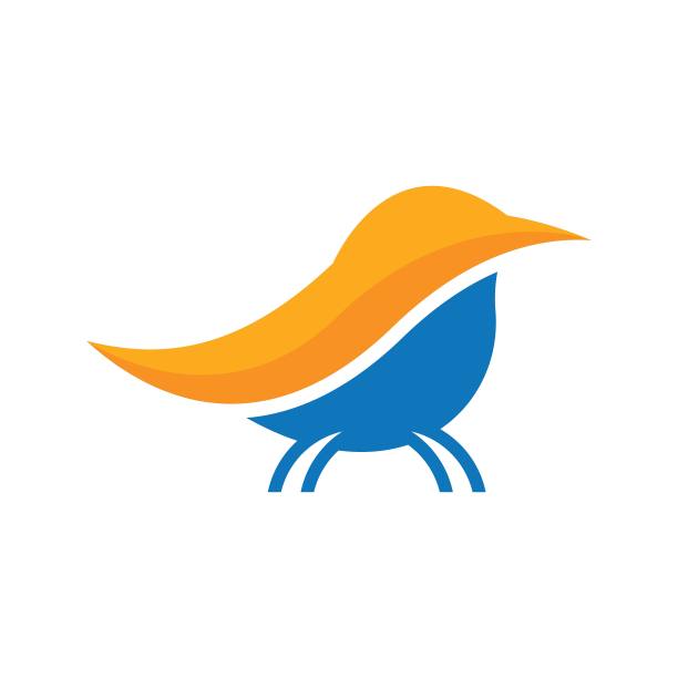 鸟标志模板图片下载