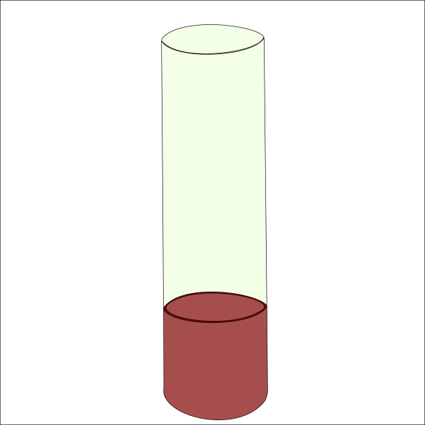 一个双色玻璃管图片下载
