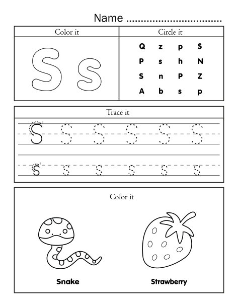 英文字母描线打印工作表与可爱的图片为词汇学习着色。为学前班和幼儿园的学生和老师提供基本的写作练习。图片下载